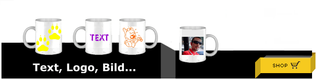 Tasse mit Druck