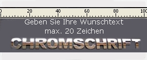 3D Chrombuchstaben fur Auto, Werbung oder Business