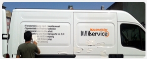 Autobeschriftung in Leipzig